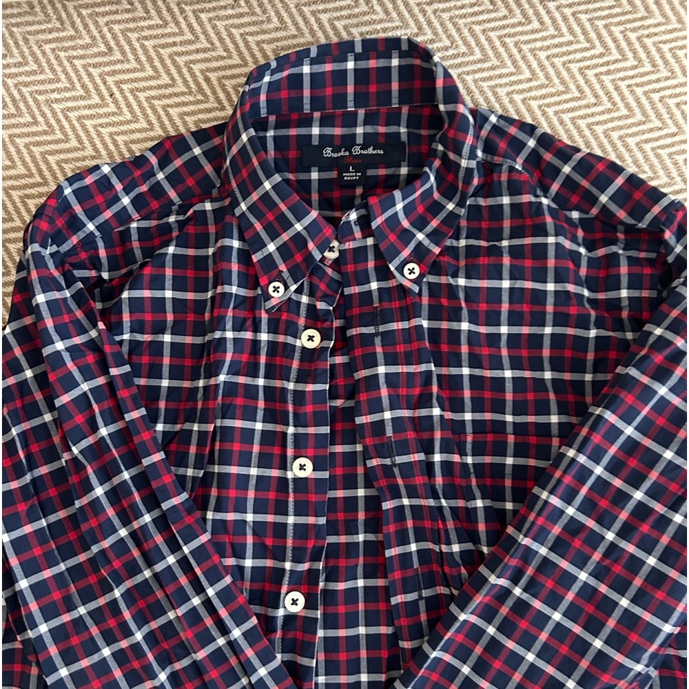 Brooks Brothers Boys Oxford Polo Gingham Shirt